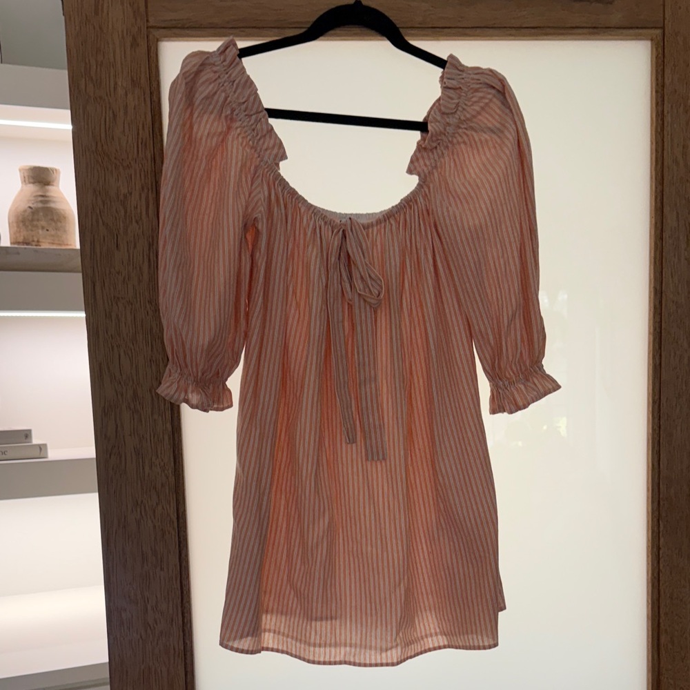 Striped Pink Rumored Minidress